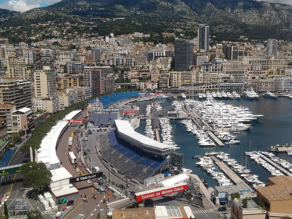 The Monaco Grand Prix from the deck of a megayacht